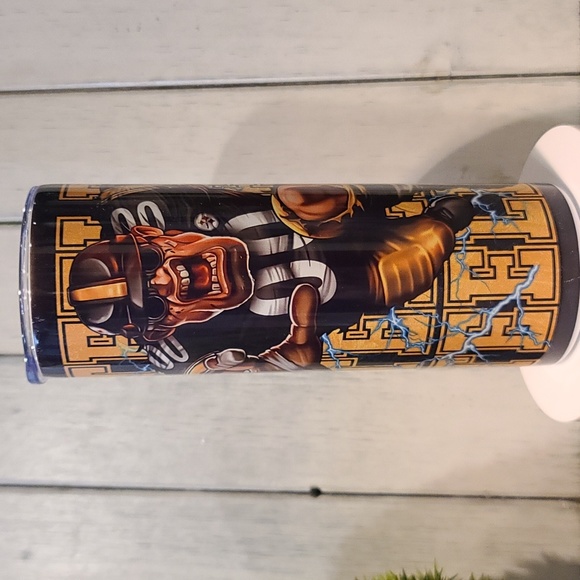 Hand Crafted | Dining | Steelers Pittsburgh Nfl Themed Tumbler 2 Oz ...